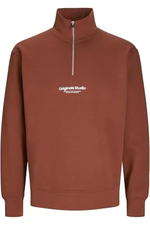 JACK & JONES Jack&Jones Jorvesterbro Sweat Quarter Zip Hn Noos, , L