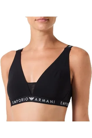 Emporio Armani Iconic Logoband Bralette, , L