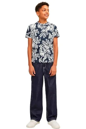 JACK & JONES Koszulka chłopięca Jorlafayette AOP Tee Ss Crew Neck Jnr, , 128