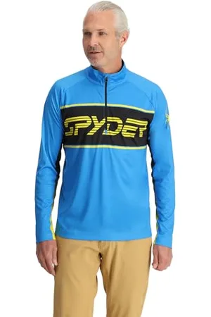 Spyder Paramount 1/2 Zip, męski, niebieski , L, , L