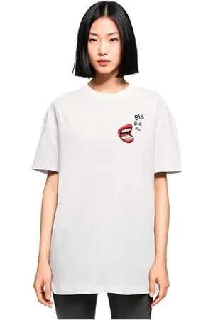 Merchcode Damska bluzka damska Bla Bla Bla ComicBoyfriend Tee, oversize Fit, bawełna 100 Percent, XXL, , XXL