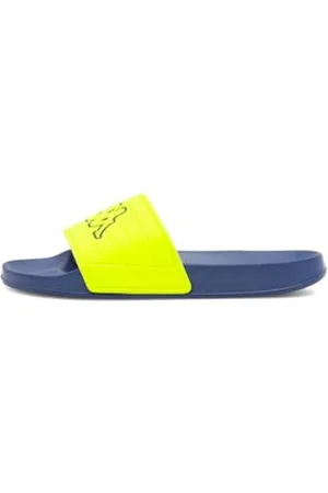 Kappa Logo Noles, Buty do Koszykówki Unisex-Dorosły, Blue Sea-Green Limonka, 39 EU, , 39 EU