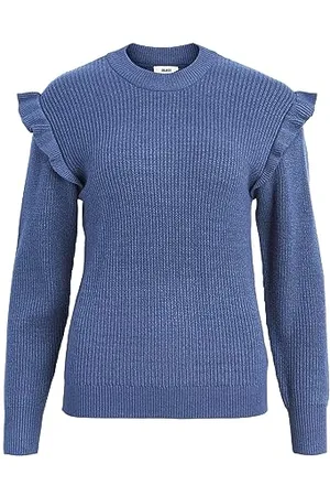 Object Damski sweter OBJMALENA L/S Ruffle NOOS, , XS, , XS