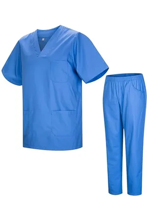 MISEMIYA Pakiet * 2 szt - Casaca I SPODNIE Sanitarne Unisex Medyczne Mundury sanitarne 2-817-8312, , XS