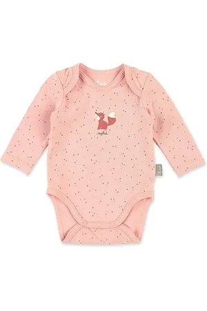 sigikid Niemowlęta dziewczynka z długim rękawem z bawełny organicznej dla noworodków, dziewcząt i chłopców w rozmiarach od 50 do 68, bielizna dla niemowląt, różowa, , 68 cm