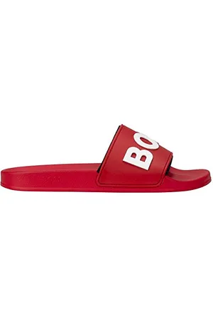 HUGO BOSS Męskie Kirk rblg Slide, jasny czerwony 628, 42 EU, , 42 EU