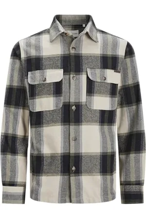 JACK&JONES JUNIOR JJDARREN Flannel Check Overshirt LS JNR, , 140