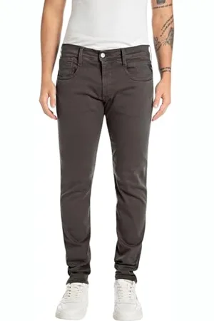 Replay Męskie dżinsy Slim Fit Anbass Hyperflex Colour Xlite, , 32W / 30L