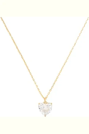 Kate Spade April Heart wisiorek, Clear/Gold