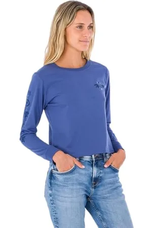 Hurley Damska koszulka W Oceancare Mona Ls, nastrój indygo, M, , M