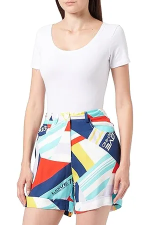 Moschino Bermudy damskie Casual szorty, wielokolorowe, 38 (DE), , 38