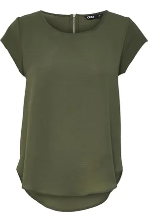 ONLY Kobiety Onlvic S/S Noos Ptm Bluzka, Green Kalamata, 36