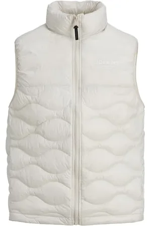 JACK & JONES Męska kamizelka Jjenoah Body Warmer Collar Sn, Belka księżyca, XS