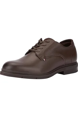 Tommy Hilfiger Męskie elastyczne buty Hilfiger Mix LTH (FM0FM05164) Derby, brązowe (Cocoa), 39,5 EU, , 40 EU