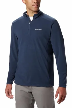 Columbia Klamath Range II Half Zip Bluza polarowa Mężczyźni, Solidny granatowy kolegiata, S