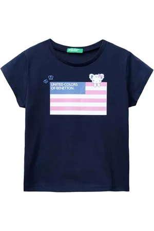 Benetton Koszulka dla dziewczynek i dziewcząt, , 1 anno