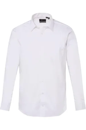 JP 1880 Męskie spodnie biznesowe z narciarstwem, 1/1, Cf koszula, śnieżnobiałe, 3XL EU, , 3XL Wysokość