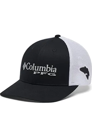 Columbia Czapka z daszkiem, z logo PFG, z wysoką koroną, uniseks,czarna, XXL