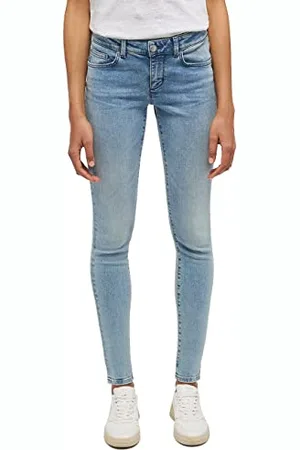 Mustang Damskie dżinsy w stylu Quincy Skinny, jasnoniebieskie 202, 31 W / 32 L, , 31W / 32L
