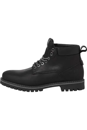 JACK & JONES Jfwqueensway Leather Boot Sn męskie buty sznurowane, , 43 EU