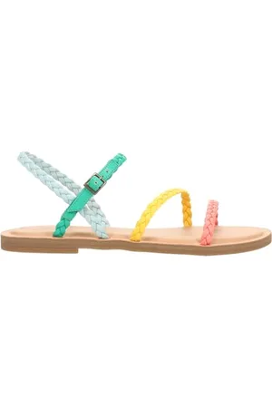 TOMS Damskie sandały Kira Flat Sandal, Multi Synthetic Braid, 7 UK, , 40 EU