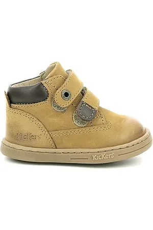 Kickers Unisex Baby Tackeasy Oxford płaski, wielbłąd brązowy, 3,5 UK dziecko