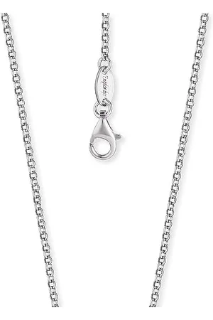 Engelsrufer Damen Halskette Erbskette aus 925er-Sterlingsilber, Stärke 2,1 mm, Länge 60cm, Karabinerverschluss, nickelfrei, ERN-60-E