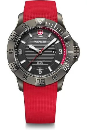 Wenger Seaforce Męski Analogowy Kwarcowy Zegarek Na Rękę, Średnica 43 mm, Szwajcarski, Wodoodporny do 200 M, Pasek Silikonowy, 01.0641.144