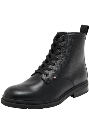 Tommy Hilfiger Męskie Flex Hilfiger Warm Check LTH Z B (FM0FM05101) niskie buty, czarne (czarne), 45 EU, , 45 EU