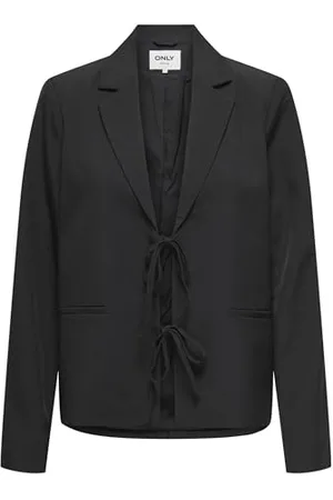 ONLY Damska marynarka Onlmarine Life L/S Bow Blazer Tlr, czarna, 10, , 36