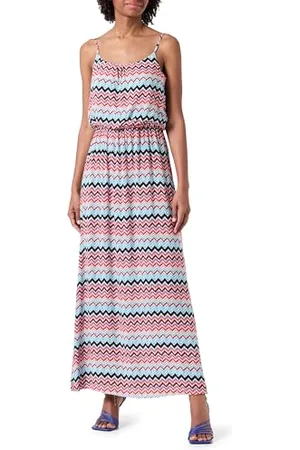 ONLY Onlnova Life Vis Strap Maxi Dress AOP sukienka maxi, , 36