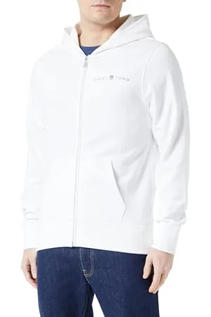GANT Bluza z kapturem z nadrukiem graficznym na całej długości, , 3XL