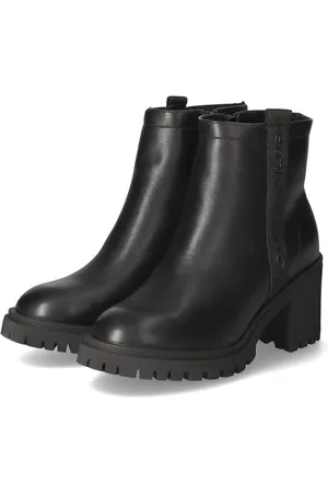 TOM TAILOR Damskie 6390440005 botki, czarne, 39 EU, , 39 EU