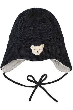 Steiff Unisex Baby Classic czapka beanie, granatowa, 43