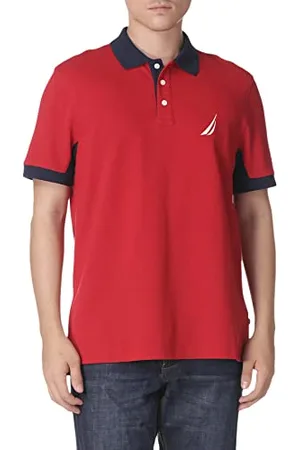 Nautica Męska koszulka polo z krótkim rękawem o klasycznym kroju, 3XL