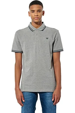 Kaporal 5 Męska regularna koszulka polo z logo w 100% bawełny organicznej. - Rayoc - Mężczyźni, , 3XL