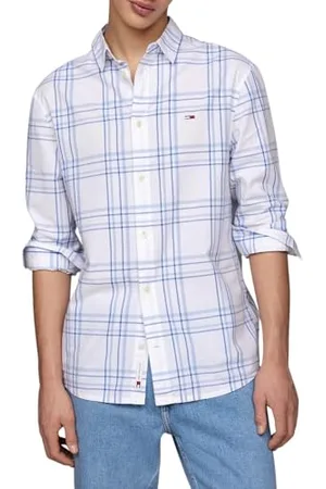 Tommy Hilfiger Męska koszula TJM REG POPLIN w kratkę, , XXS, , XXS