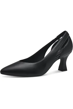 Marco Tozzi Damska wkładka by GMK, Feel ME, miękka wyściółka wewnętrzna, 2-82400-42 czółenka, czarna, rozmiar 37 EU, , 37 eu