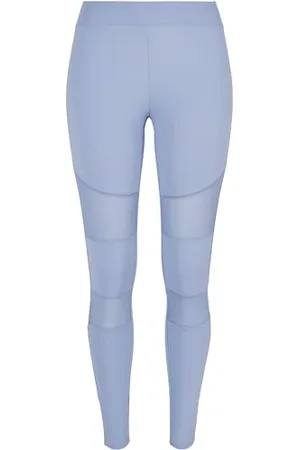 Urban classics Damskie legginsy z wstawkami z siateczki, damskie legginsy z siateczki dostępne w wielu wariantach kolorystycznych, rozmiary XS - 5XL, Violablue, M