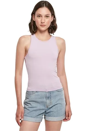 Build Your Brand Damski top damski Racer Back Top Lilac L, , L
