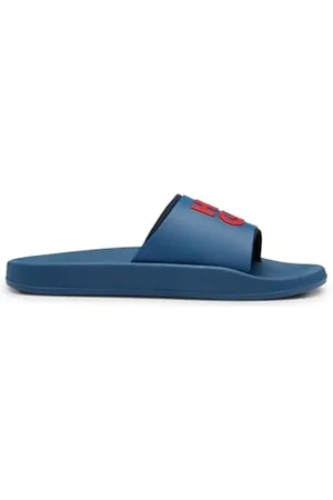 HUGO BOSS Nil_Slid_mdtpu_N, Swipe Mężczyzna, Medium Blue, 41 EU, , 41 EU