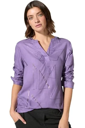 CECIL Damska bluza TOS Melange Foilprint, , XXL
