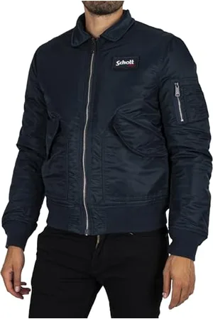 Schott NYC 210100RS Oryginalna kurtka CWU ECO Schott, Navy, L Adult