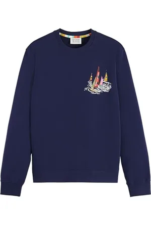 Scotch&Soda Męska bluza z przodu z tyłu, , XL
