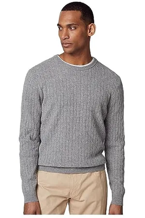 Hackett Męski sweter z wełny jagnięcej, , M