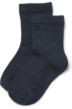 WHEAT Unisex dziecięce skarpety wełniane Rib Vilde, , 29-32