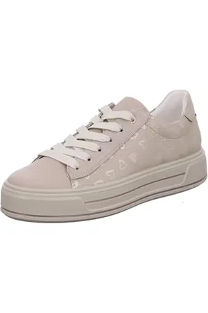 ARA Damskie buty typu sneaker Canberra, Shell, platyna, 38,5 EU szerokie, , 38.5 EU Weit