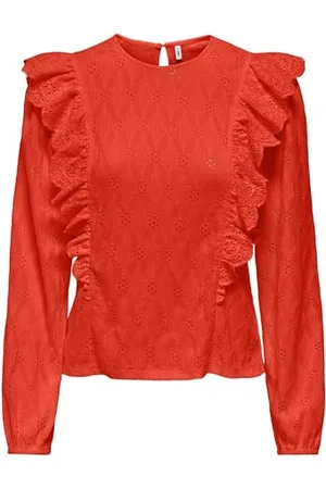 ONLY Onlgrace L/S O-Neck Top Box JRS, , M