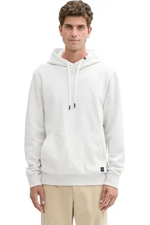 TOM TAILOR Męska bluza z kapturem z logo, , S