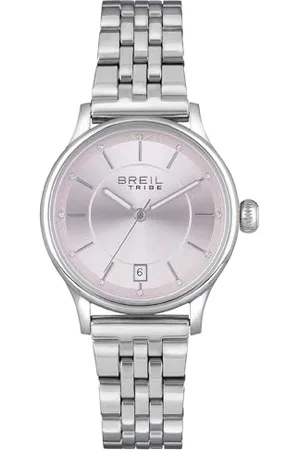Breil Okrągły zegarek damski z mono-kolorowym tarczą i stalową obudową kolekcji CLASSY, , Taglia unica, Bransoletka